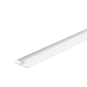 Профиль соединительный 10 мм 3000 мм белый